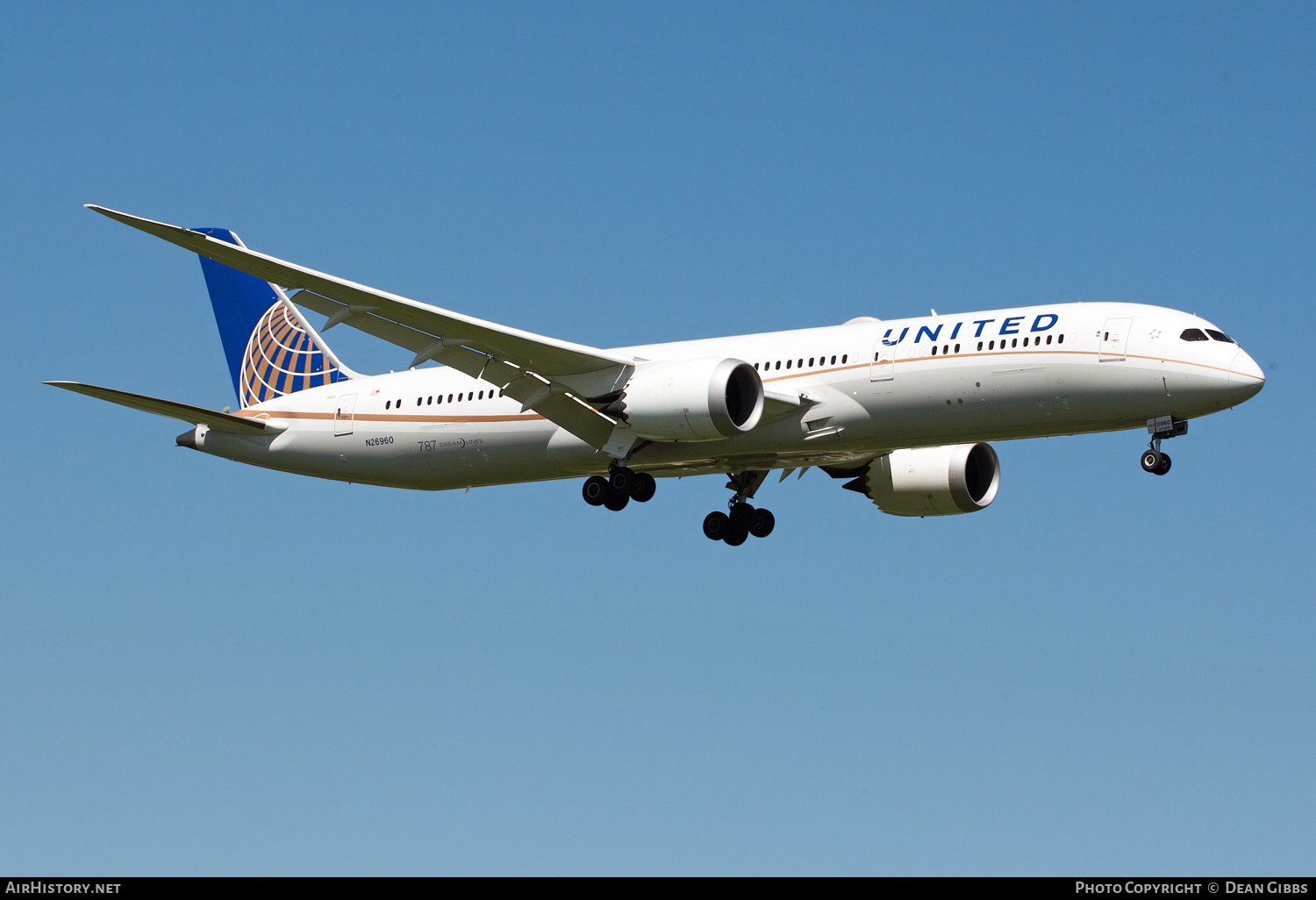 Aircraft Photo of N26960 | Boeing 787-9 Dreamliner | United Airlines | AirHistory.net #70670