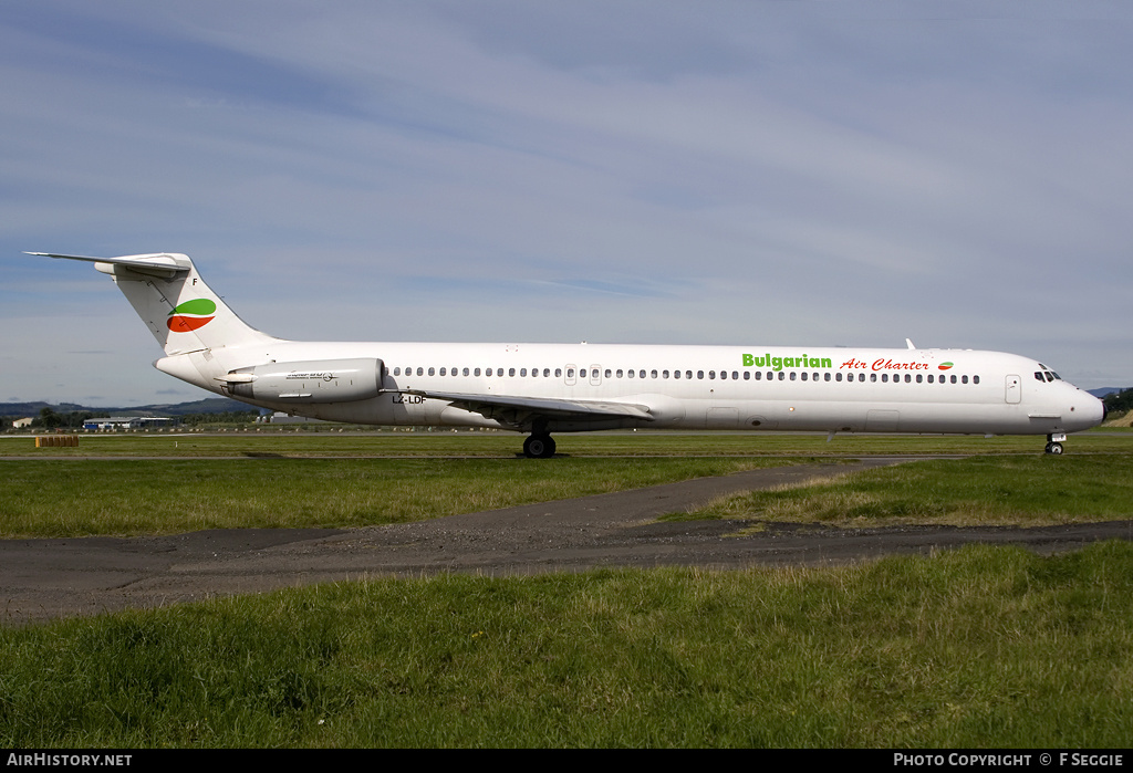 Aircraft Photo of LZ-LDF | McDonnell Douglas MD-82 (DC-9-82) | Bulgarian Air Charter | AirHistory.net #70680