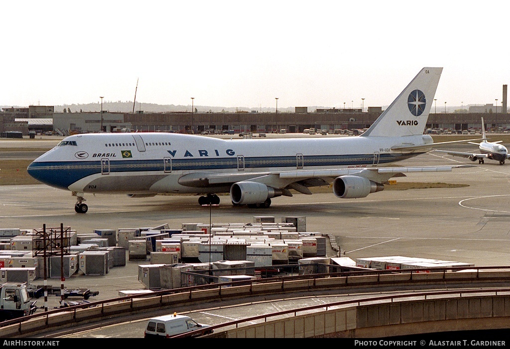 Aircraft Photo of PP-VOA | Boeing 747-341 | Varig | AirHistory.net #70700