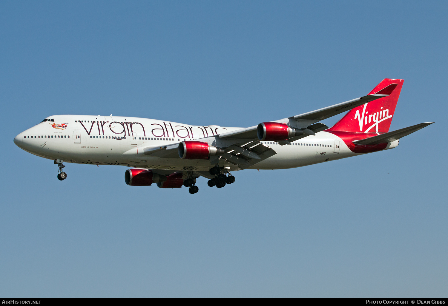 Aircraft Photo of G-VBIG | Boeing 747-4Q8 | Virgin Atlantic Airways | AirHistory.net #70706