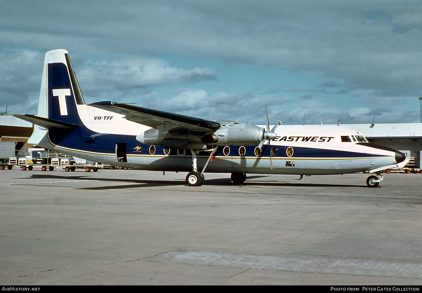 Aircraft Photo of VH-TFF | Fokker F27-100 Friendship | East-West Airlines | AirHistory.net #70719