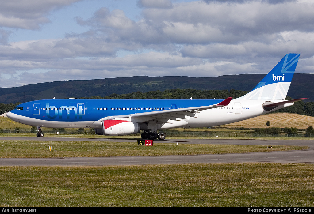 Aircraft Photo of G-WWBM | Airbus A330-243 | BMI - British Midland International | AirHistory.net #70735