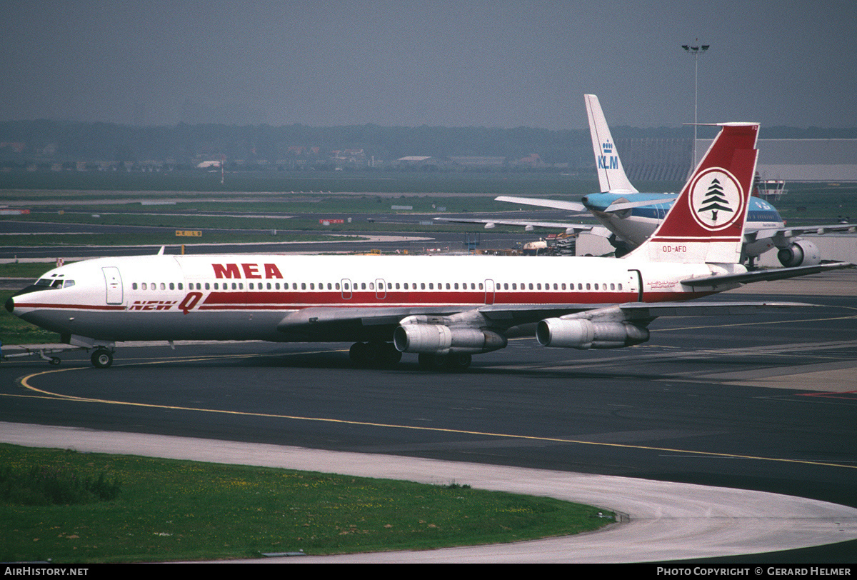 Aircraft Photo of OD-AFD | Boeing 707-3B4C | MEA - Middle East Airlines | AirHistory.net #70740