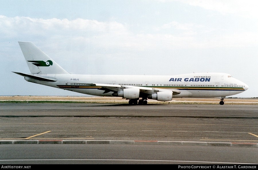 Aircraft Photo of F-ODJG | Boeing 747-2Q2BM | Air Gabon | AirHistory.net #70742