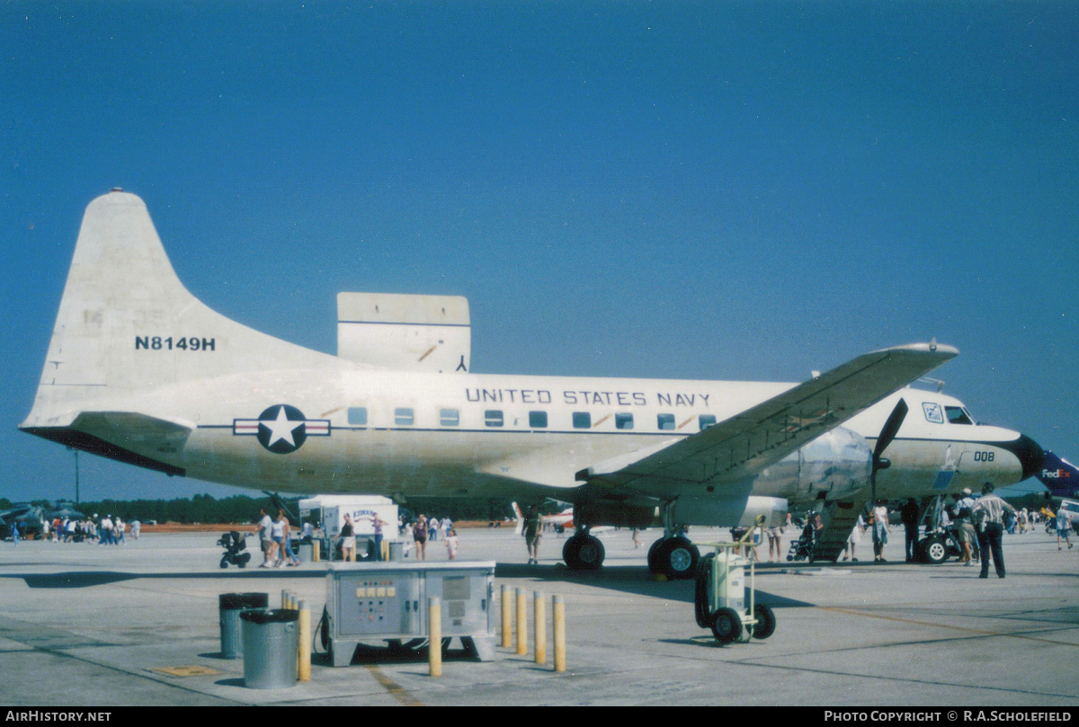 Aircraft Photo of N8149H | Convair C-131F | Beaufort County Mosquito Control | USA - Navy | AirHistory.net #70746