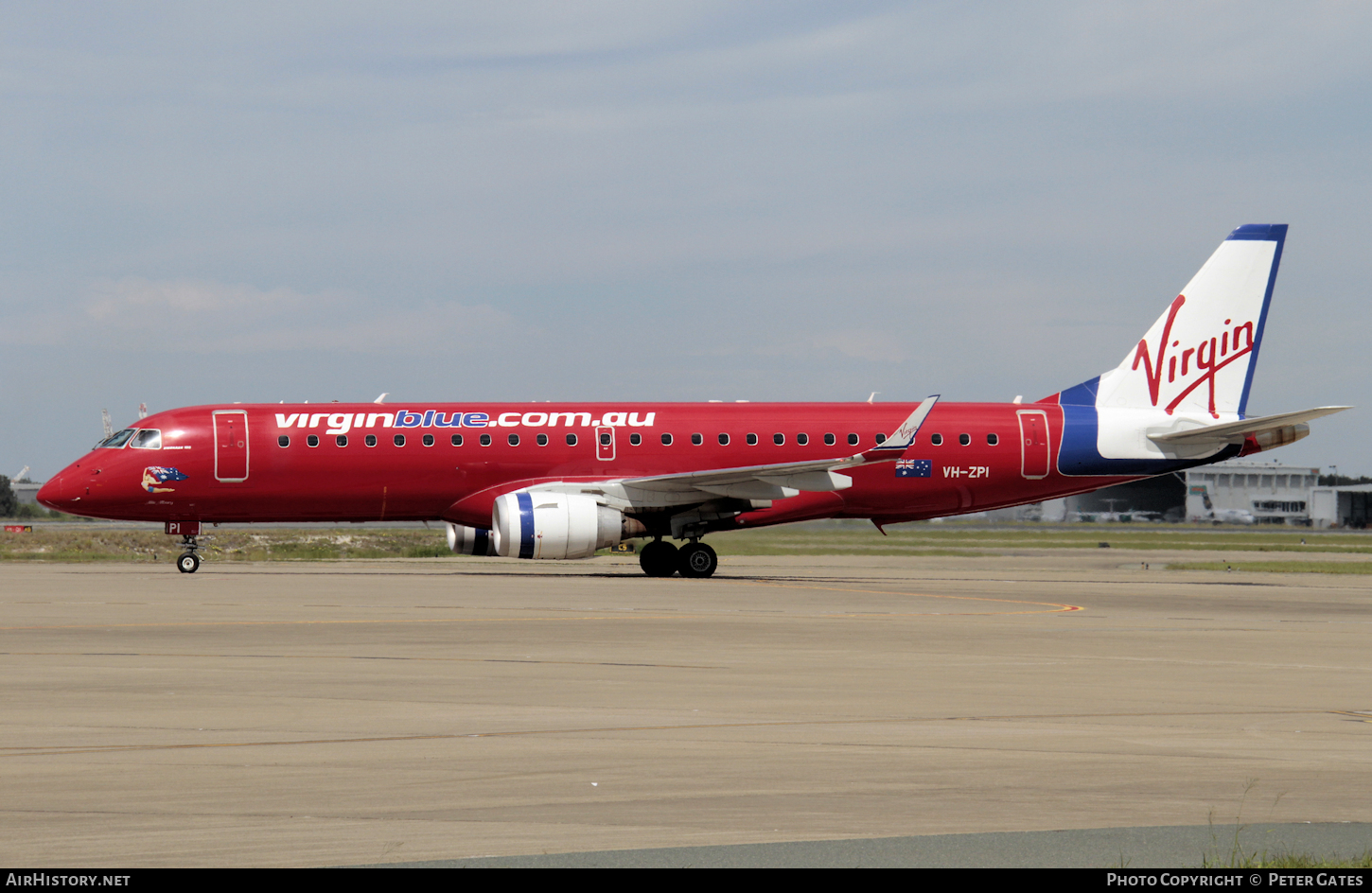 Aircraft Photo of VH-ZPI | Embraer 190AR (ERJ-190-100IGW) | Virgin Blue Airlines | AirHistory.net #70768