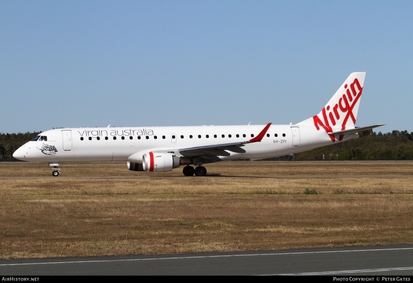 Aircraft Photo of VH-ZPI | Embraer 190AR (ERJ-190-100IGW) | Virgin Australia Airlines | AirHistory.net #70770