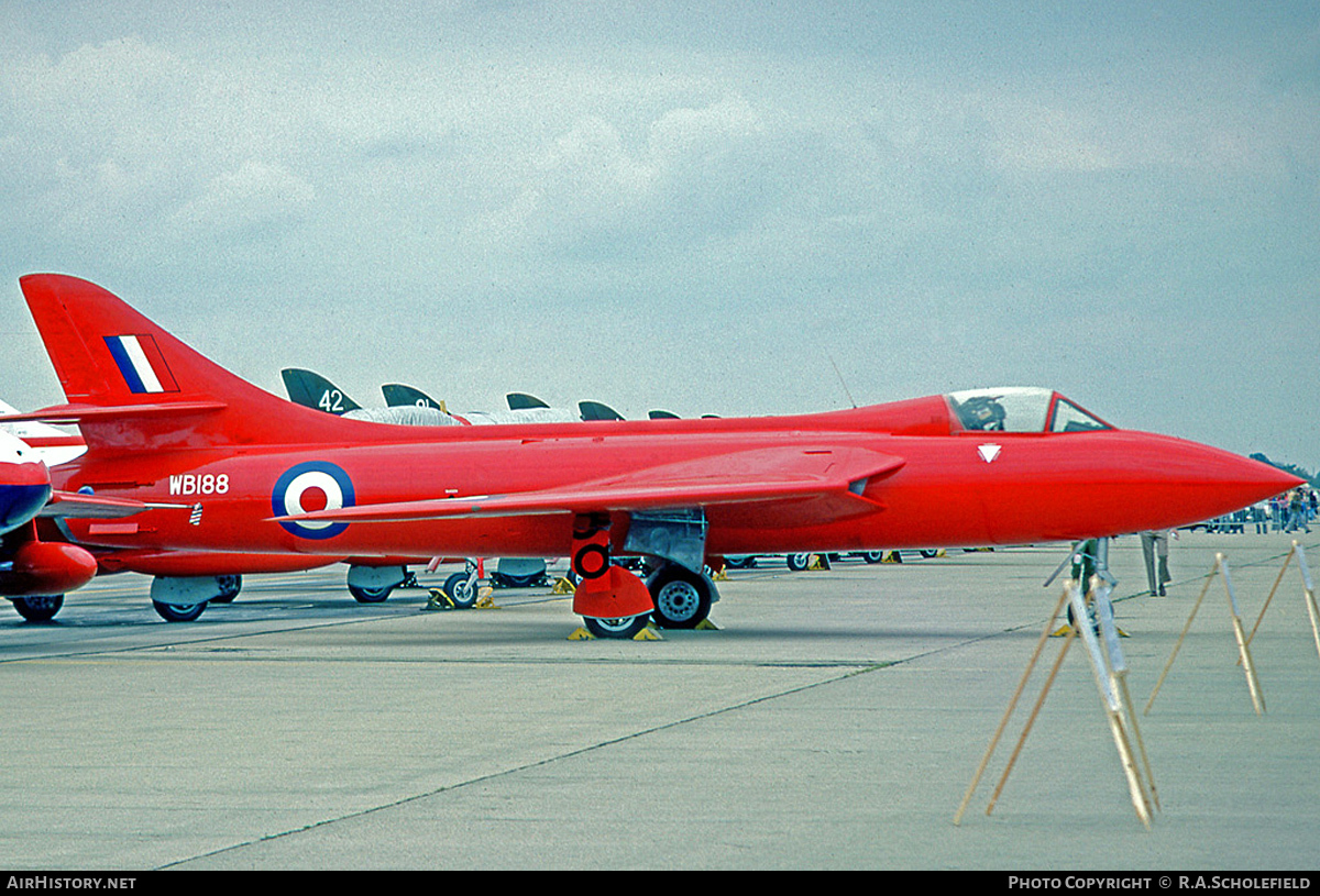 Aircraft Photo of WB188 | Hawker Hunter F3 | UK - Air Force | AirHistory.net #70776