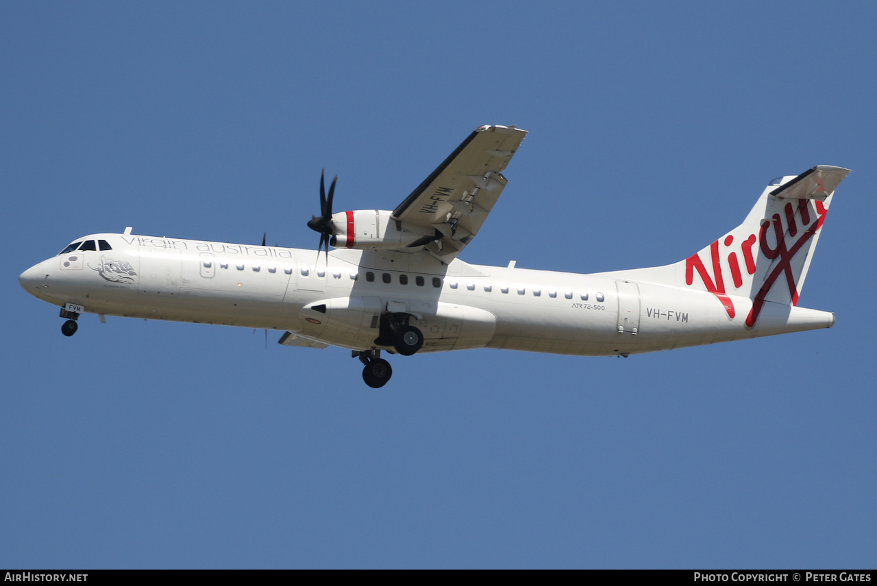 Aircraft Photo of VH-FVM | ATR ATR-72-500 (ATR-72-212A) | Virgin Australia Airlines | AirHistory.net #70801