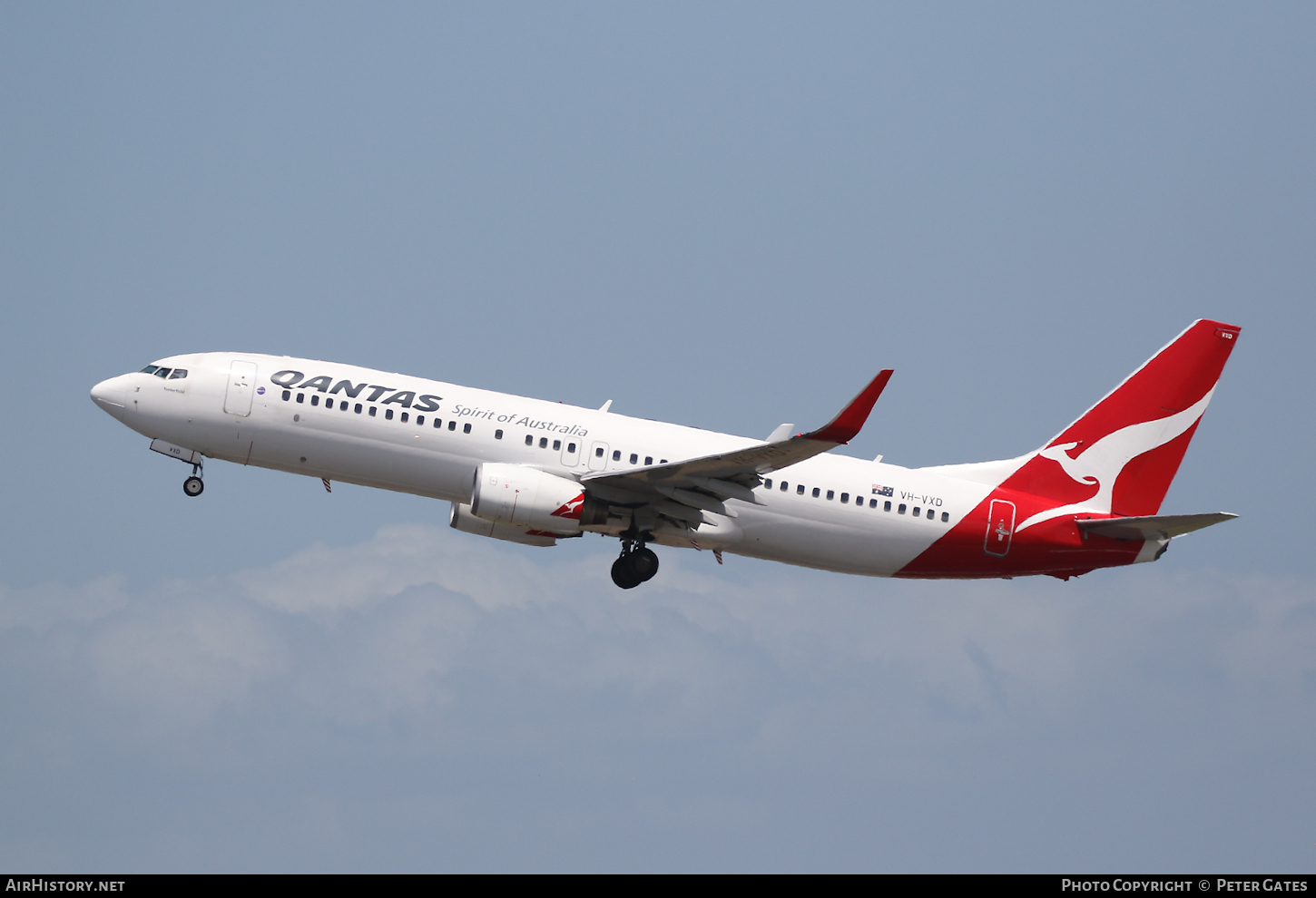 Aircraft Photo of VH-VXD | Boeing 737-838 | Qantas | AirHistory.net #70851
