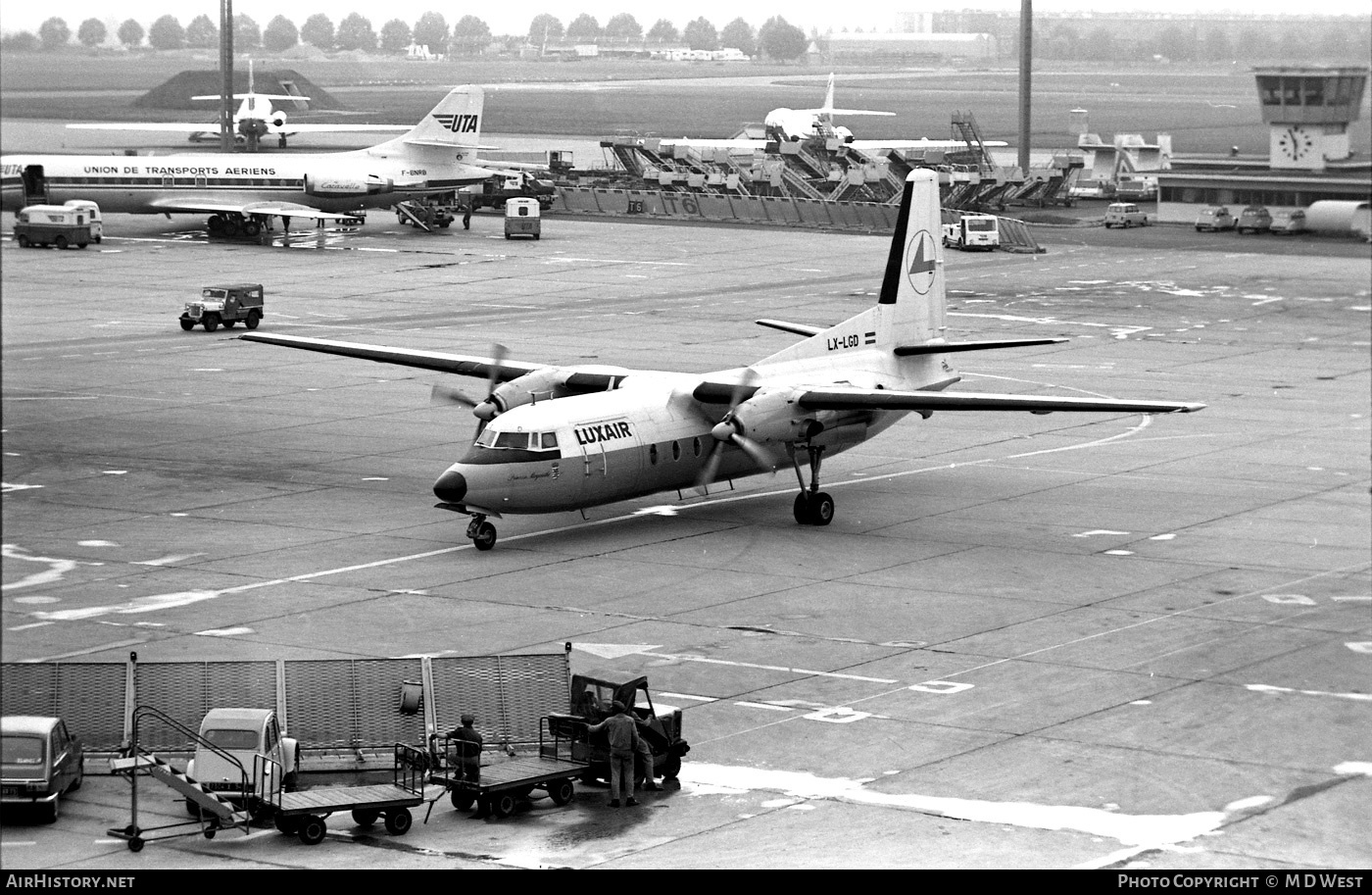 Aircraft Photo of LX-LGD | Fokker F27-600 Friendship | Luxair | AirHistory.net #70855