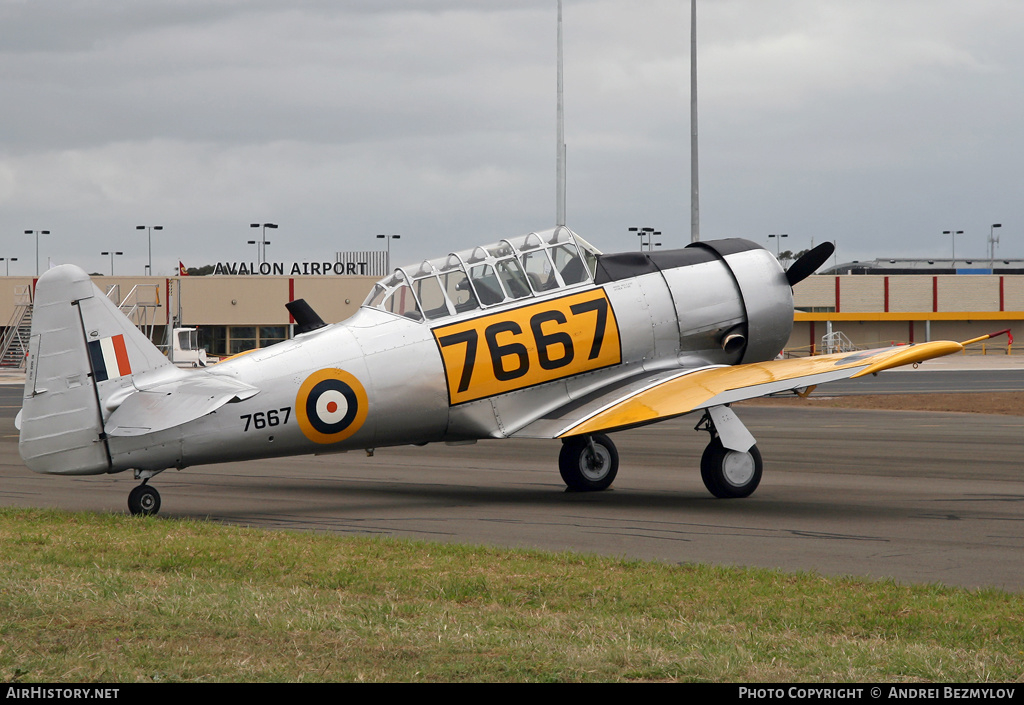 Aircraft Photo of VH-XSA / 7667 | North American SNJ-4 Texan | South Africa - Air Force | AirHistory.net #70862