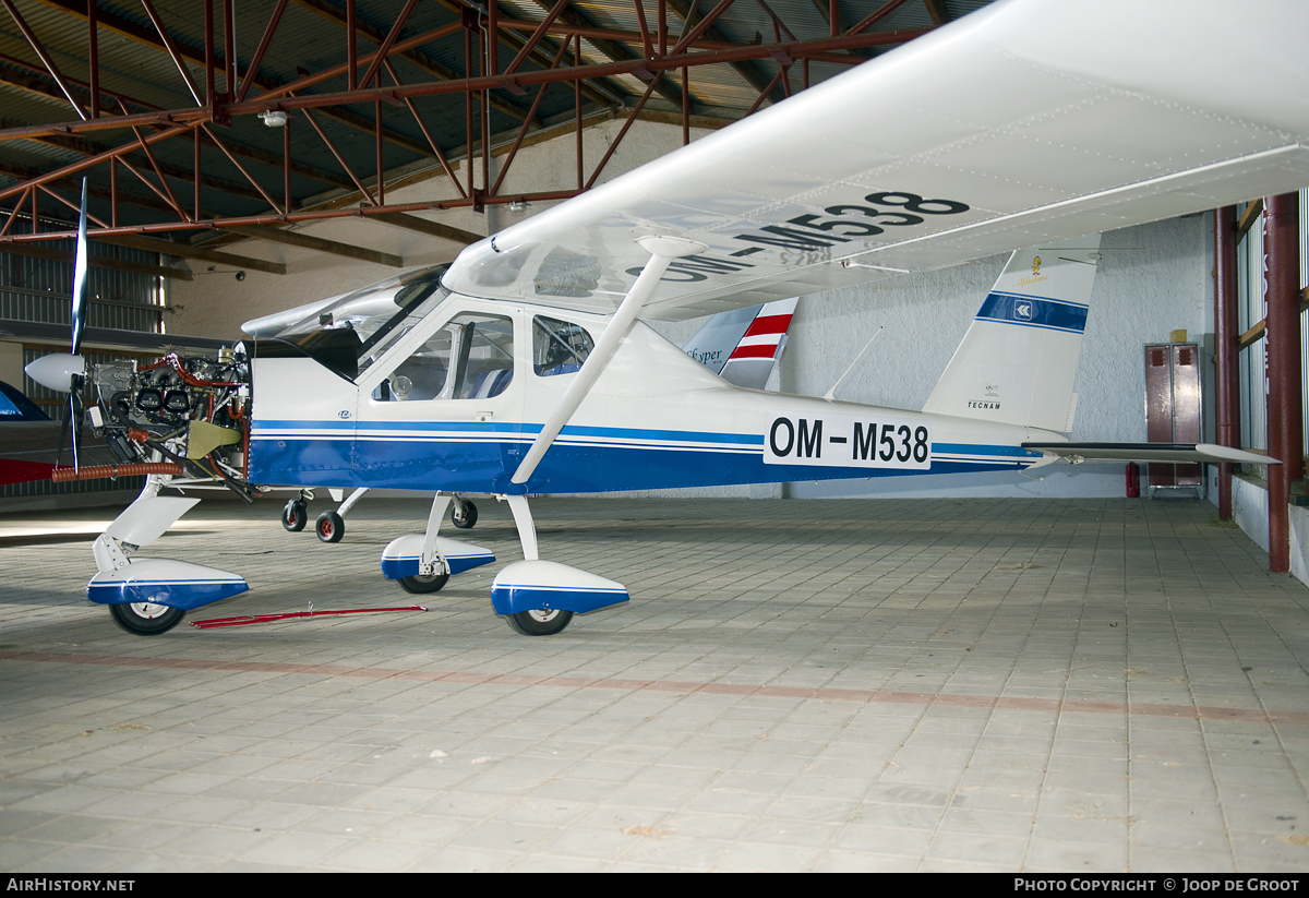 Aircraft Photo of OM-M538 | Tecnam P-92 Echo | AirHistory.net #70883