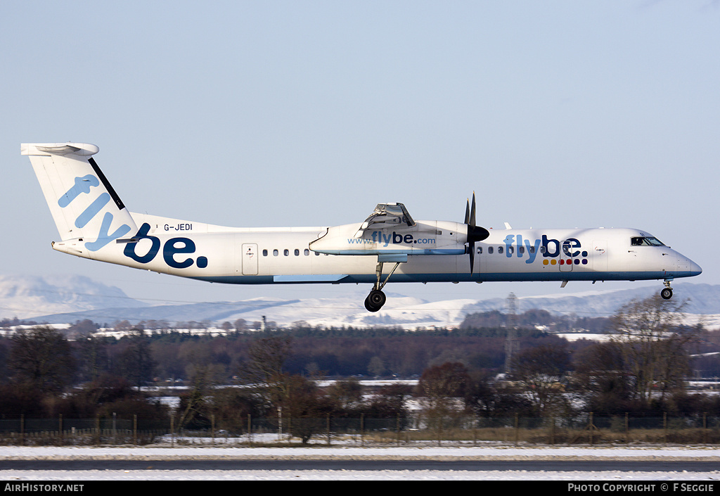 Aircraft Photo of G-JEDI | Bombardier DHC-8-402 Dash 8 | Flybe | AirHistory.net #70886