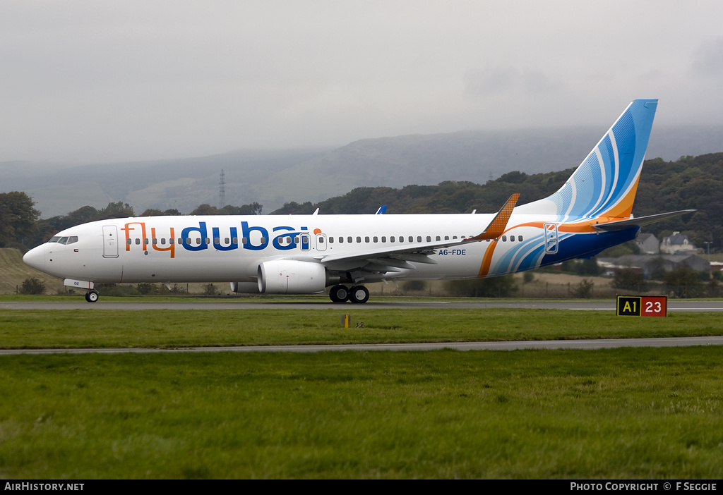 Aircraft Photo of A6-FDE | Boeing 737-8KN | Flydubai | AirHistory.net #70895