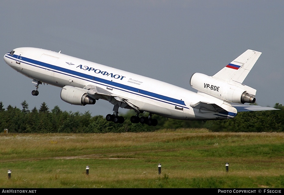 Aircraft Photo of VP-BDE | McDonnell Douglas DC-10-40(F) | Aeroflot - Russian Airlines | AirHistory.net #70902