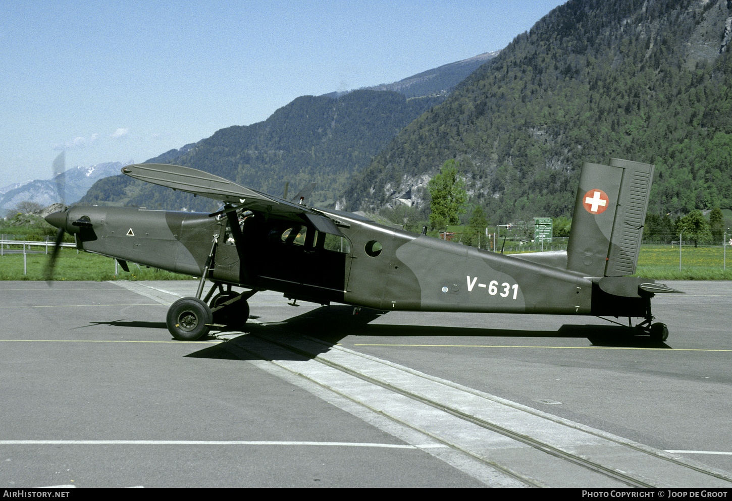 Aircraft Photo of V-631 | Pilatus PC-6/B2-H2M Turbo Porter | Switzerland - Air Force | AirHistory.net #70915