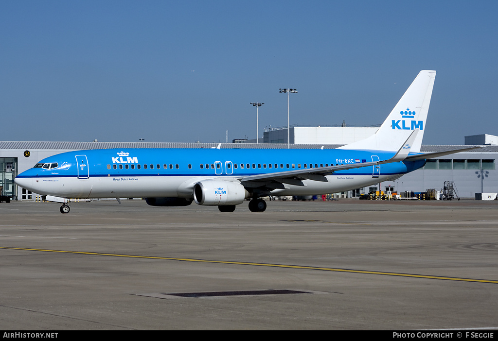 Aircraft Photo of PH-BXC | Boeing 737-8K2 | KLM - Royal Dutch Airlines | AirHistory.net #70923