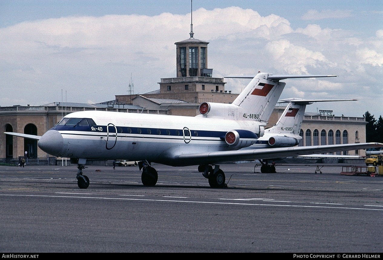Aircraft Photo of 4L-88183 | Yakovlev Yak-40 | AirHistory.net #70924