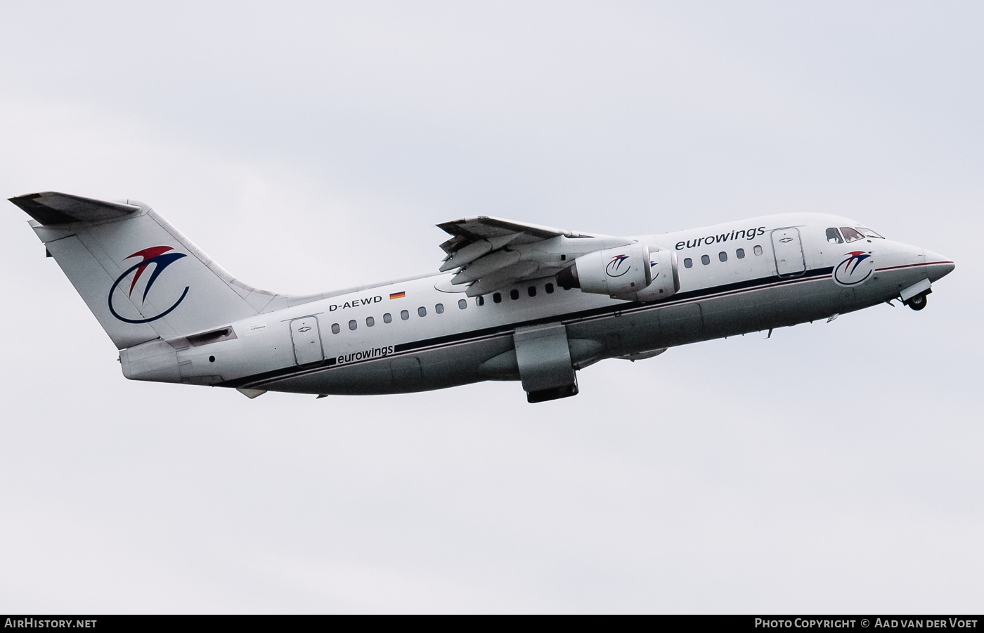 Aircraft Photo of D-AEWD | British Aerospace BAe-146-200 | Eurowings | AirHistory.net #70933