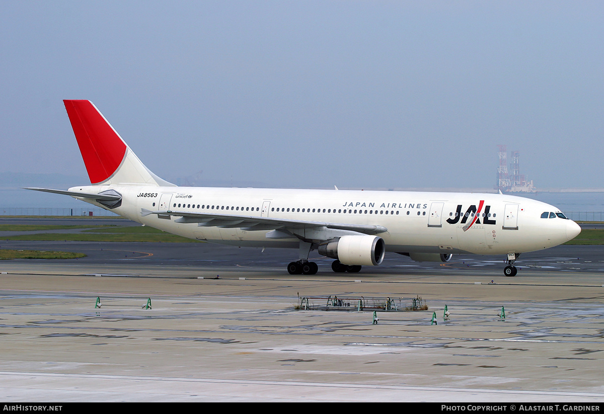 Aircraft Photo of JA8563 | Airbus A300B4-622R | Japan Airlines - JAL | AirHistory.net #70941