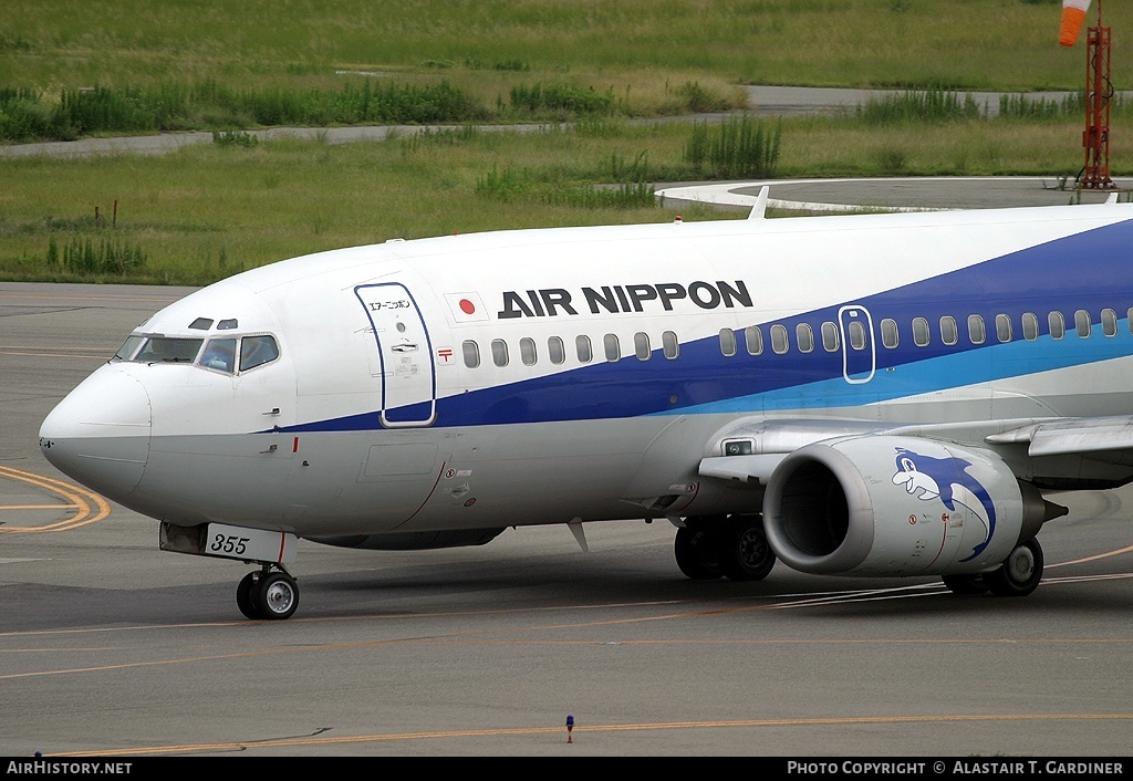 Aircraft Photo of JA355K | Boeing 737-5L9 | Air Nippon - ANK | AirHistory.net #70944