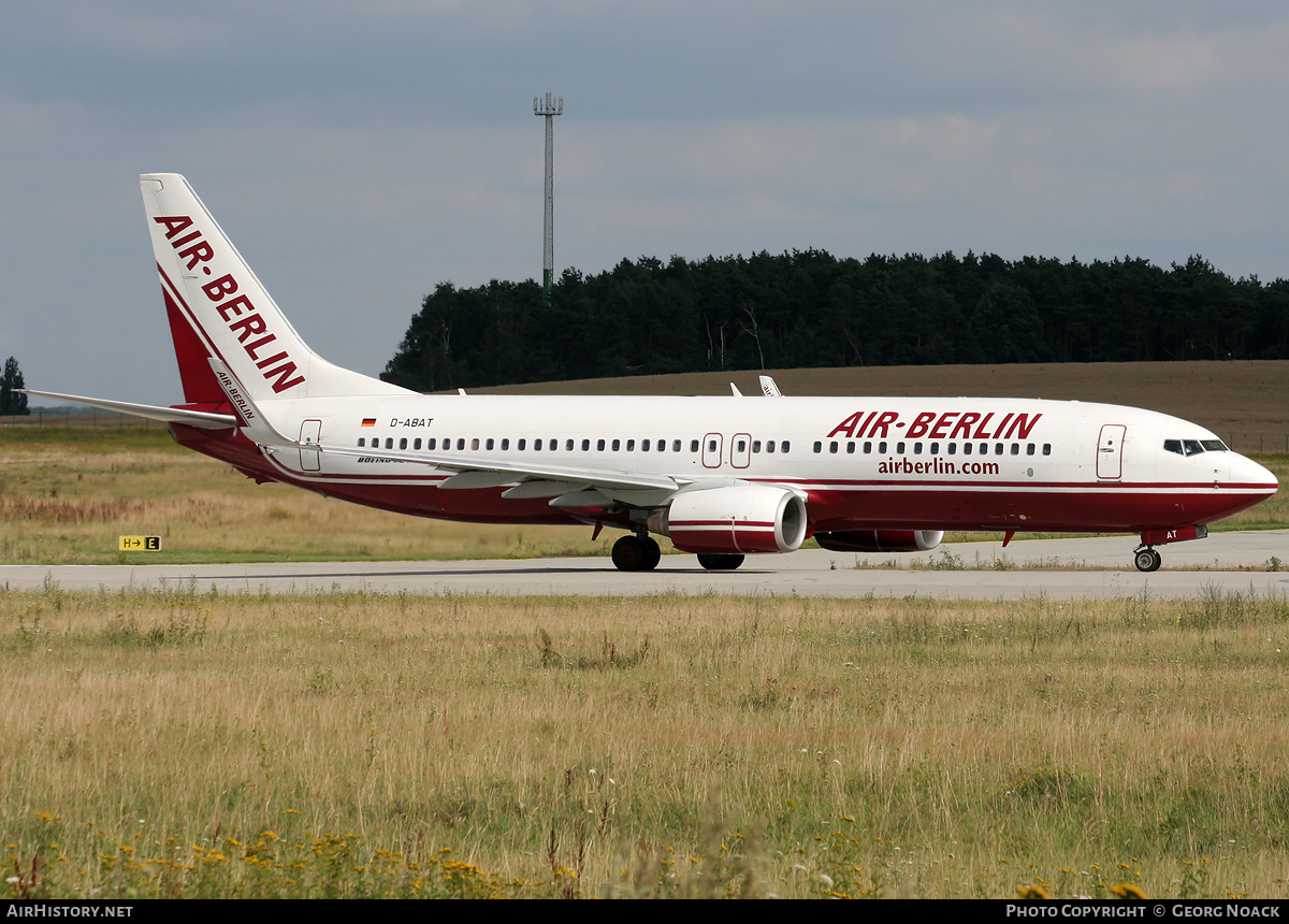 Aircraft Photo of D-ABAT | Boeing 737-86J | Air Berlin | AirHistory.net #70951