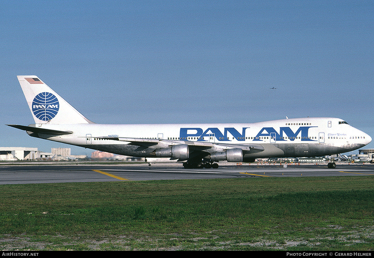 Aircraft Photo of N4703U | Boeing 747-122 | Pan American World Airways - Pan Am | AirHistory.net #70981