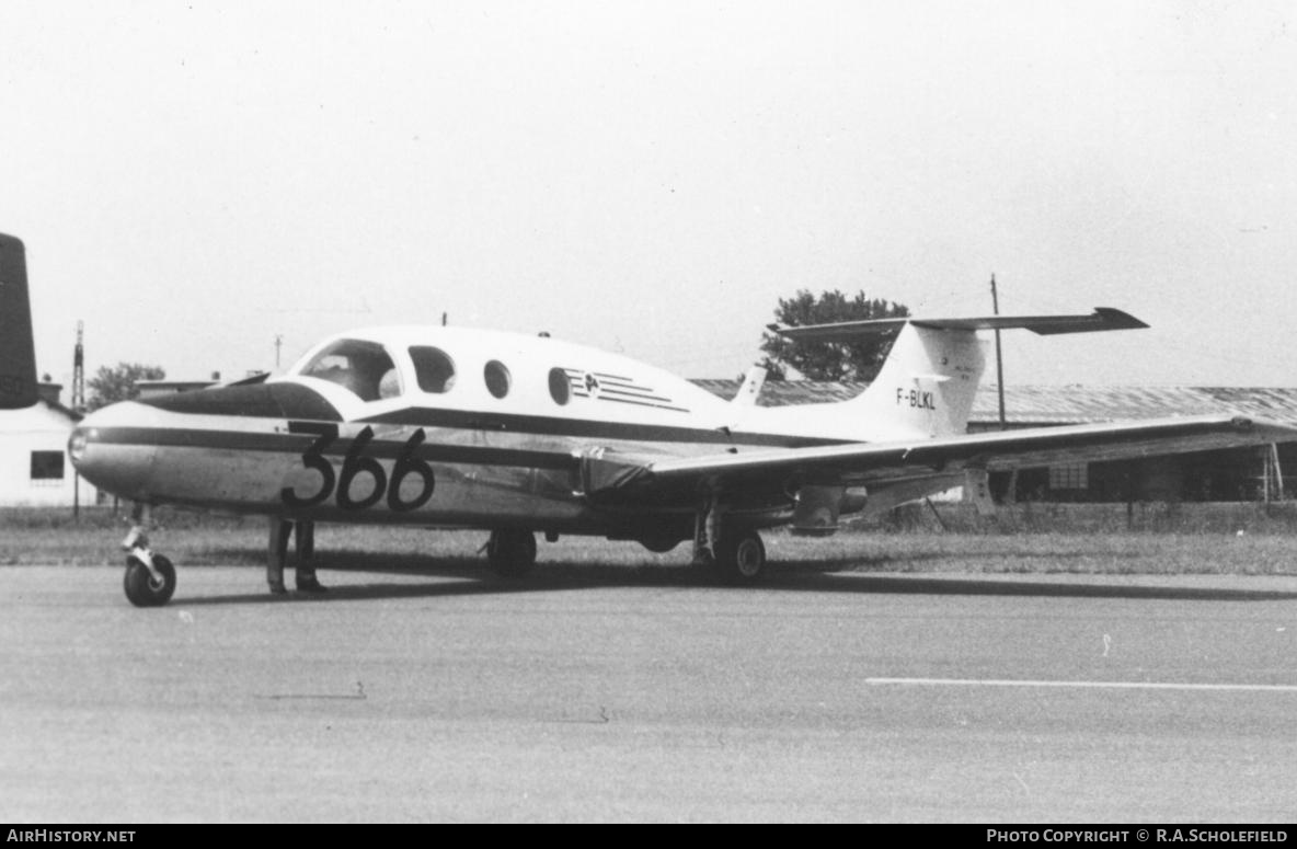 Aircraft Photo of F-BLKL | Morane-Saulnier MS-760C Paris III | Morane-Saulnier | AirHistory.net #70988