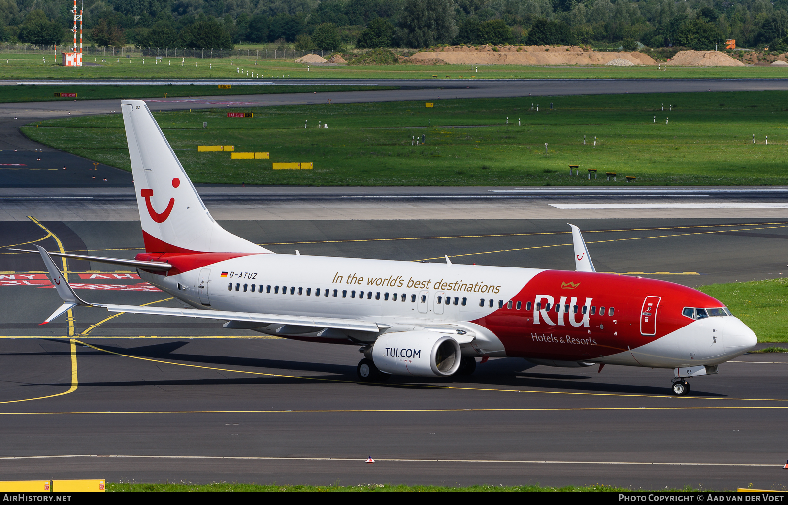 Aircraft Photo of D-ATUZ | Boeing 737-8K5 | TUI | AirHistory.net #71008