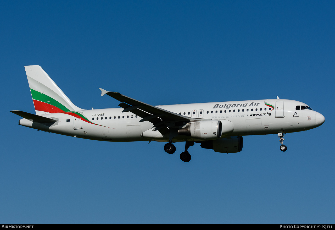 Aircraft Photo of LZ-FBE | Airbus A320-214 | Bulgaria Air | AirHistory.net #71026