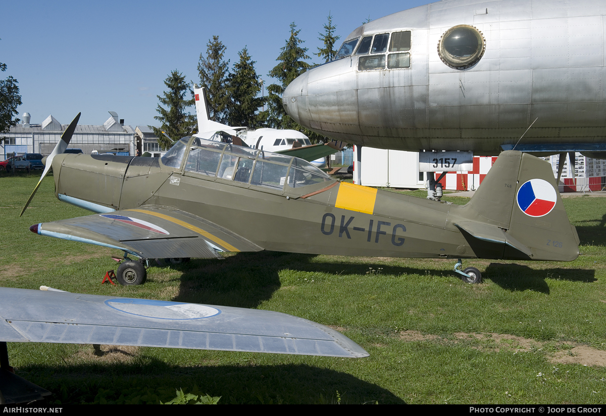 Aircraft Photo of OK-IFG | Zlin Z-126 Trener 2 | Czechoslovakia - Air Force | AirHistory.net #71035