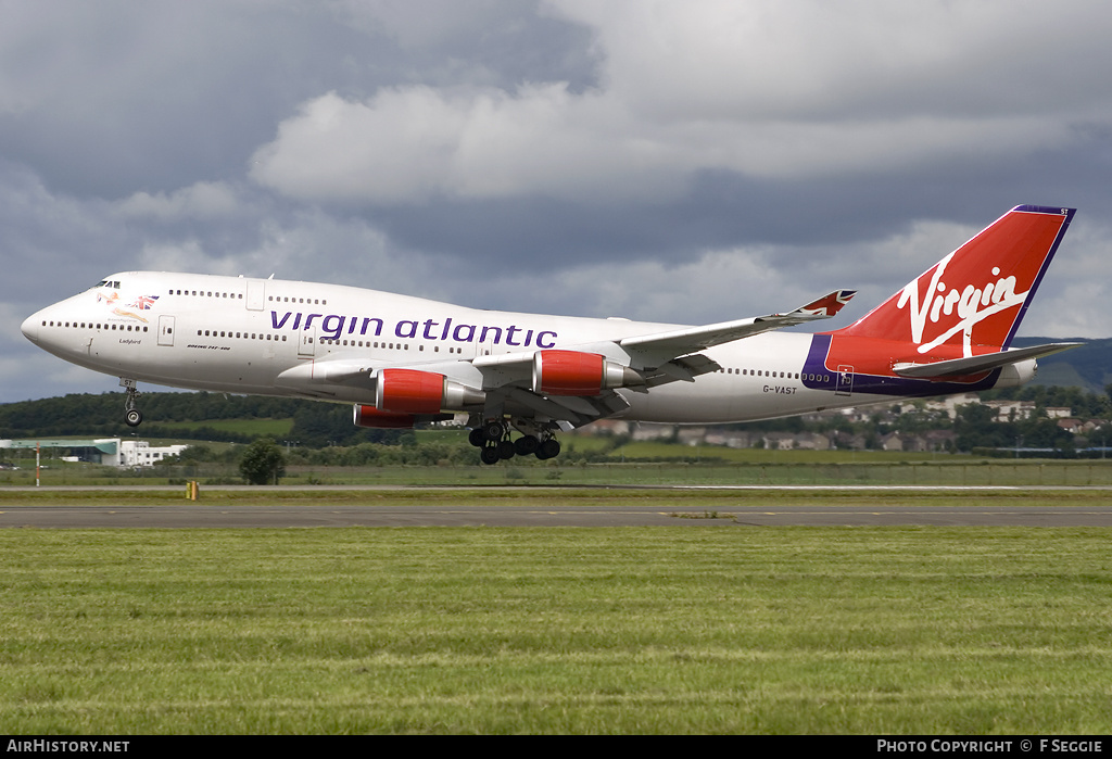 Aircraft Photo of G-VAST | Boeing 747-41R | Virgin Atlantic Airways | AirHistory.net #71052