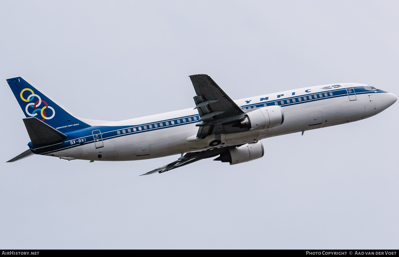 Aircraft Photo of SX-BKI | Boeing 737-4Q8 | Olympic | AirHistory.net #71056