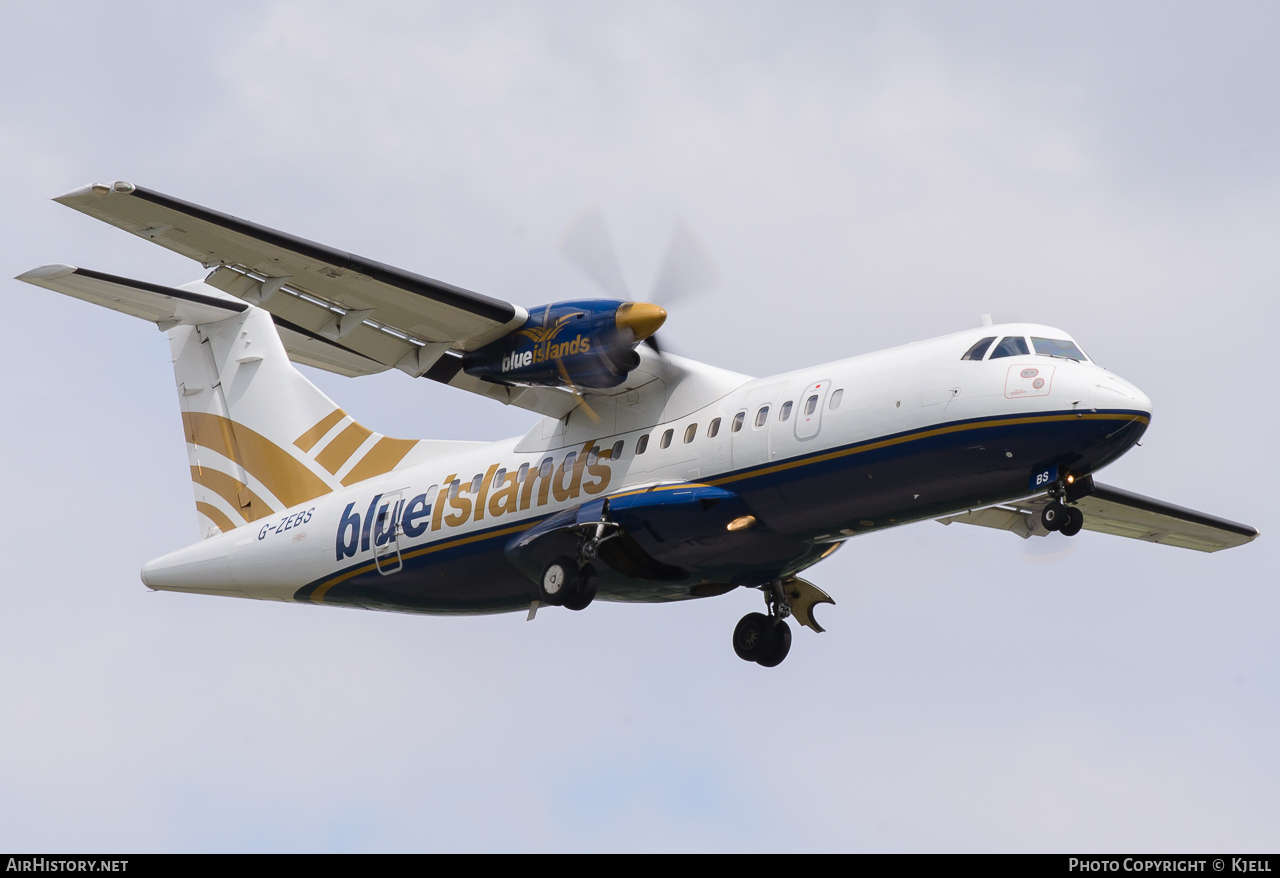 Aircraft Photo of G-ZEBS | ATR ATR-42-320 | Blue Islands | AirHistory.net #71095