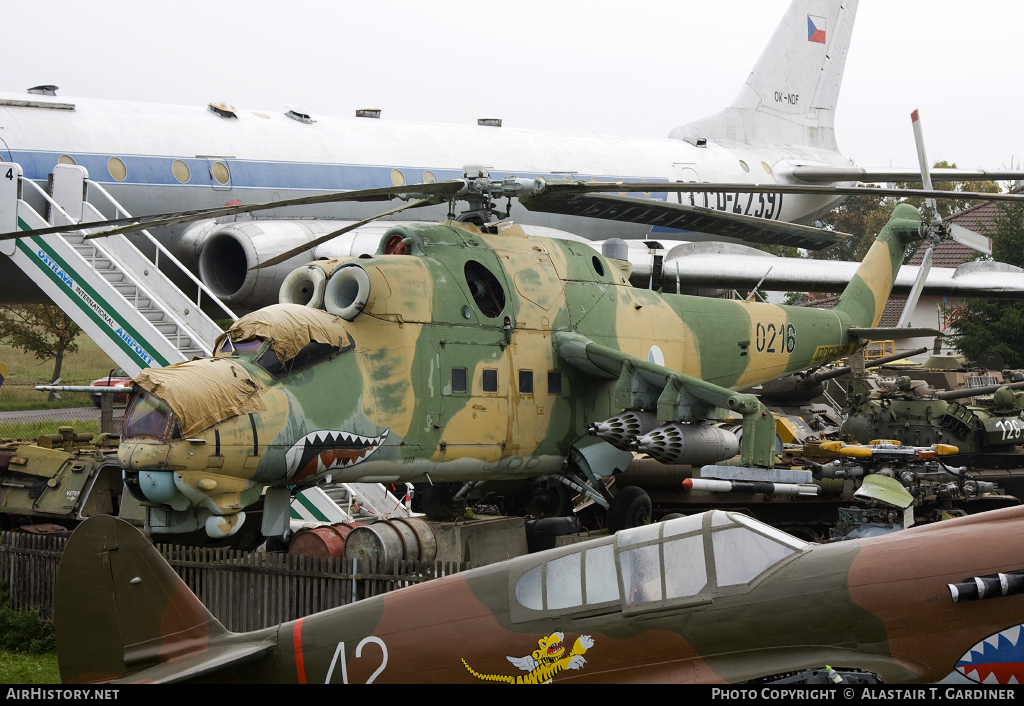 Aircraft Photo of 0216 | Mil Mi-24D | Czechia - Air Force | AirHistory.net #71100