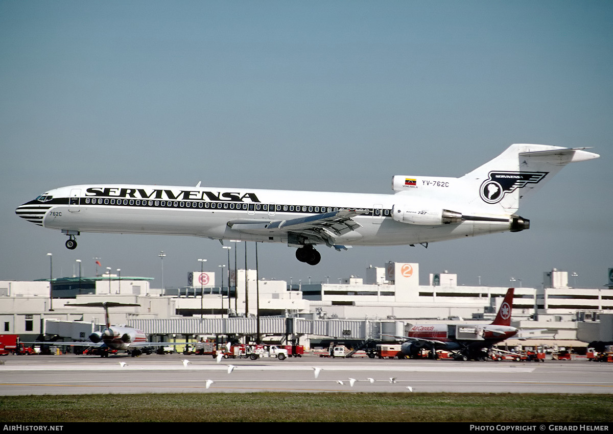 Aircraft Photo of YV-762C | Boeing 727-2D3/Adv | Servivensa | AirHistory.net #71108