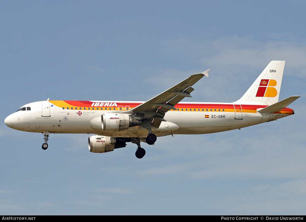 Aircraft Photo of EC-GRH | Airbus A320-211 | Iberia | AirHistory.net #71114
