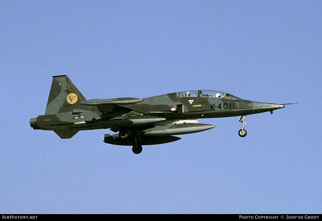 Aircraft Photo of K-4011 | Canadair NF-5B | Netherlands - Air Force | AirHistory.net #71119
