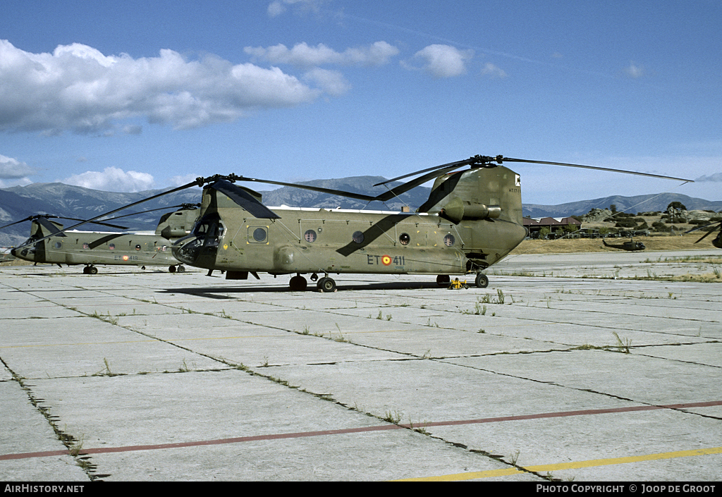 Aircraft Photo of HT17-11 | Boeing Vertol CH-47C Chinook | Spain - Army | AirHistory.net #71124