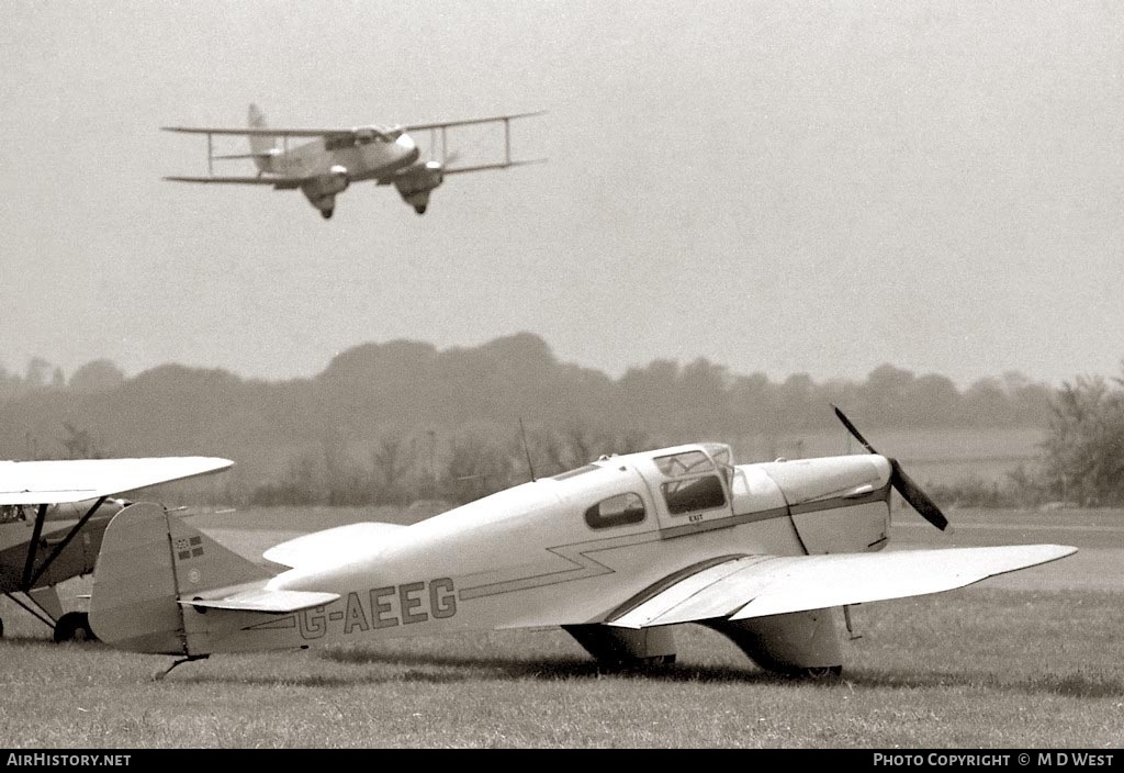 Aircraft Photo of G-AEEG | Miles M.3A Falcon Major | AirHistory.net #71128