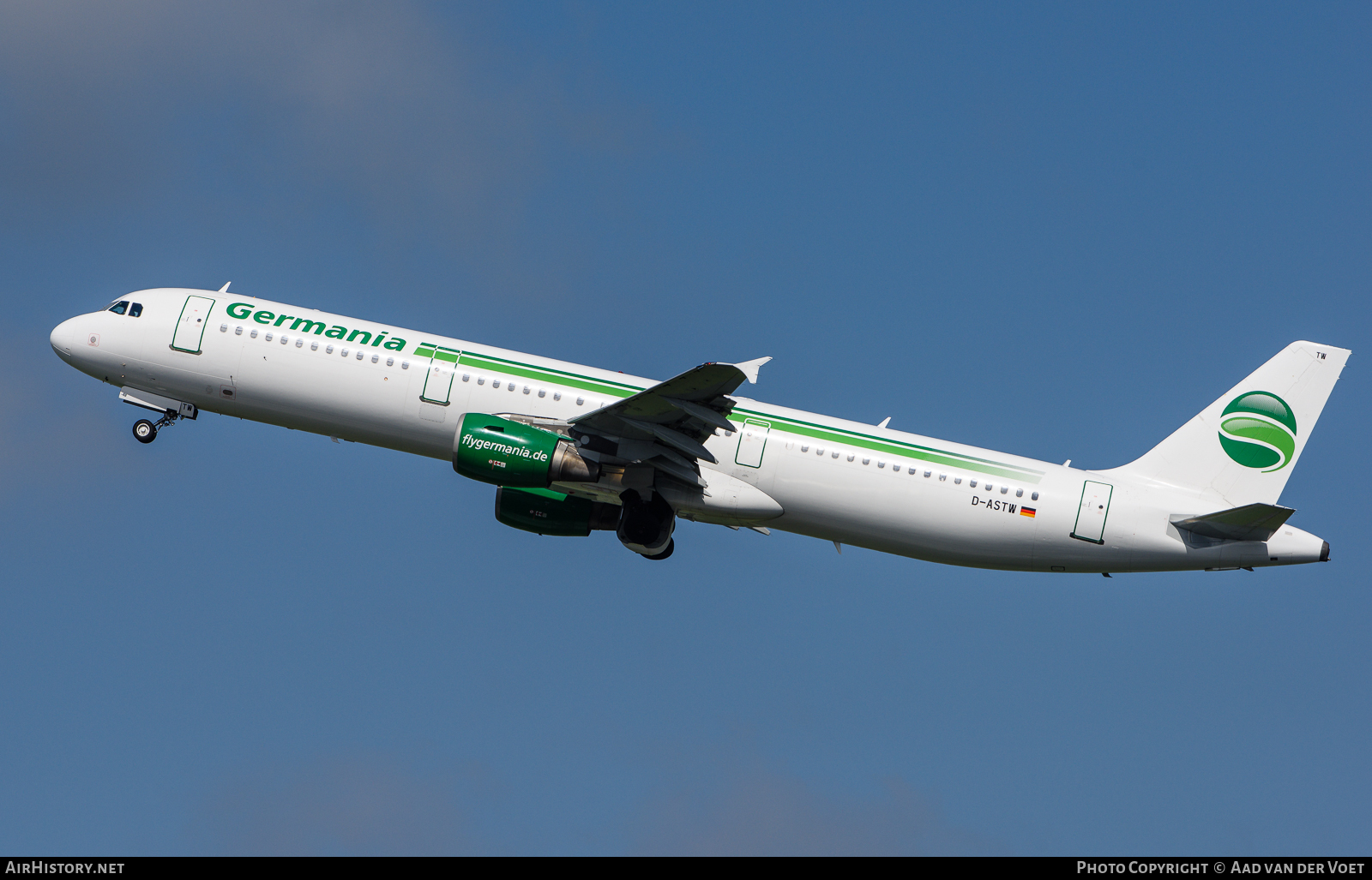 Aircraft Photo of D-ASTW | Airbus A321-211 | Germania | AirHistory.net #71131