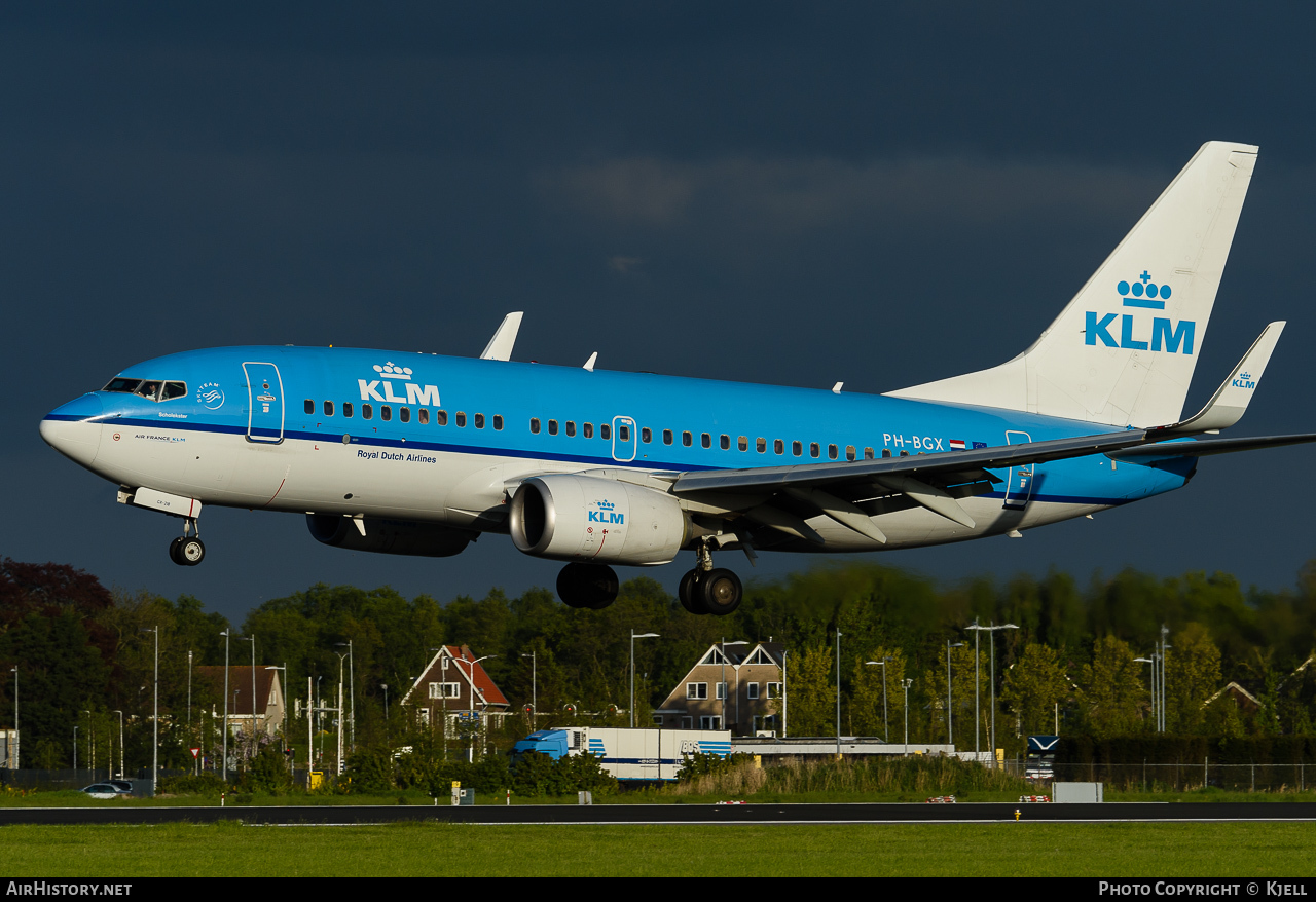 Aircraft Photo of PH-BGX | Boeing 737-7K2 | KLM - Royal Dutch Airlines | AirHistory.net #71133