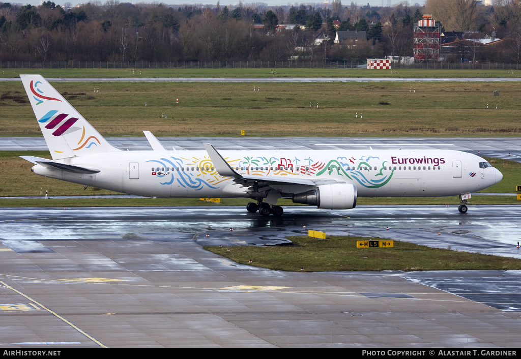 Aircraft Photo of HB-JJF | Boeing 767-316/ER | Eurowings | AirHistory.net #71146