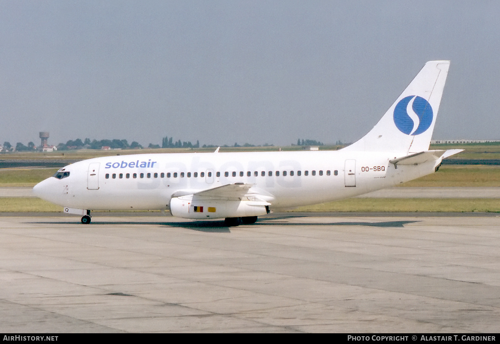 Aircraft Photo of OO-SBQ | Boeing 737-229/Adv | Sobelair | AirHistory.net #71151