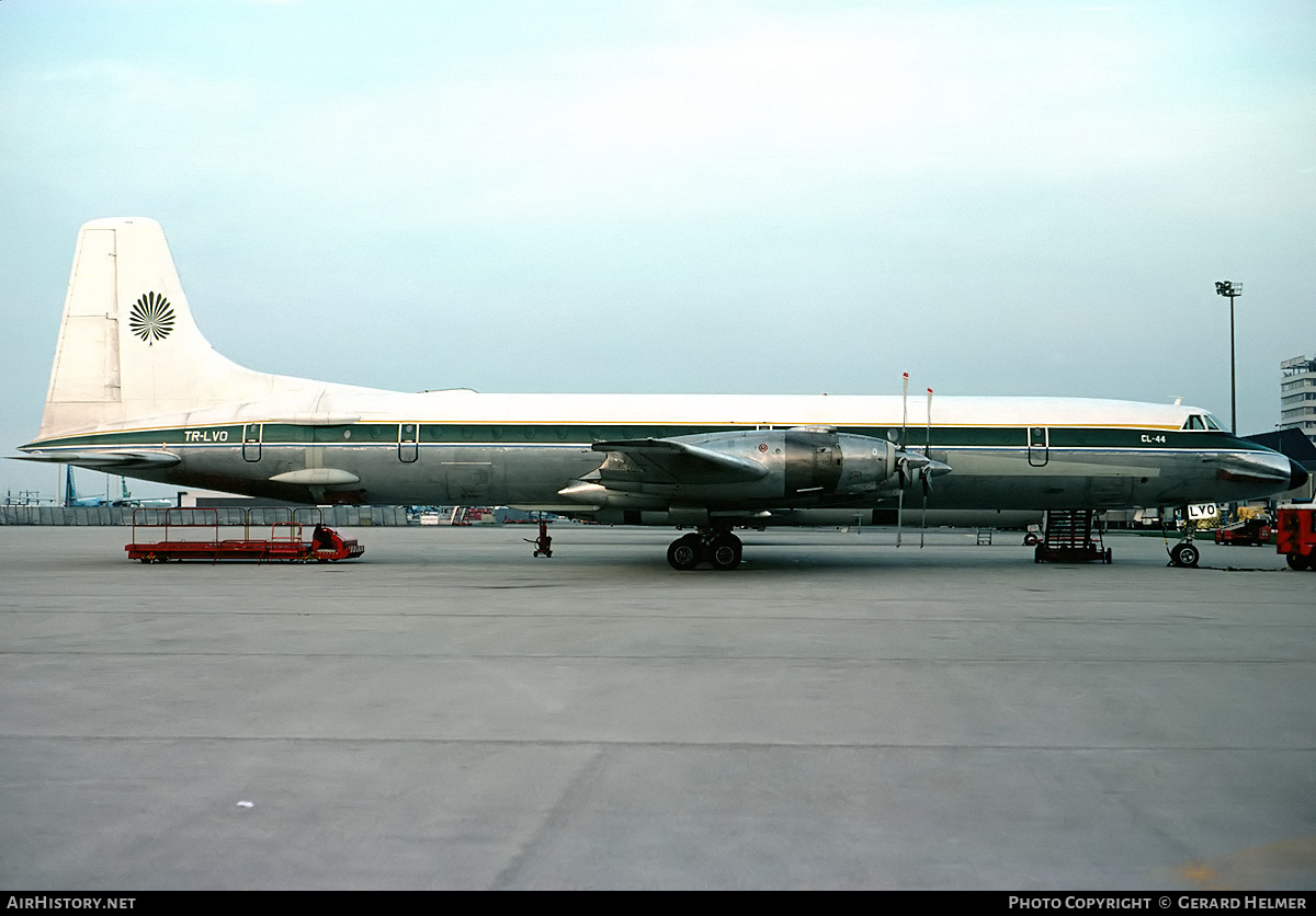 Aircraft Photo of TR-LVO | Canadair CL-44D4-2 | Air Gabon Cargo | AirHistory.net #71154