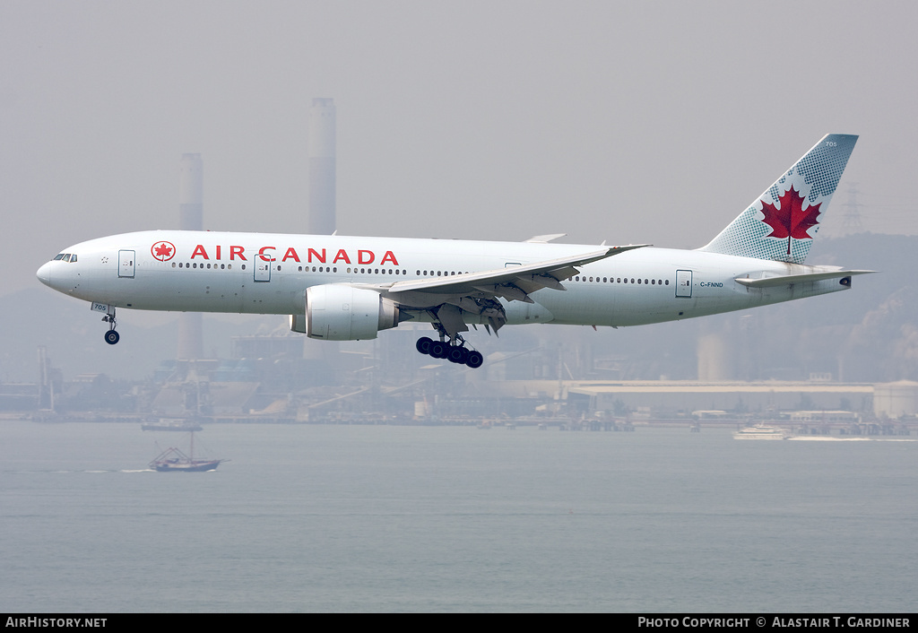Aircraft Photo of C-FNND | Boeing 777-233/LR | Air Canada | AirHistory.net #71173