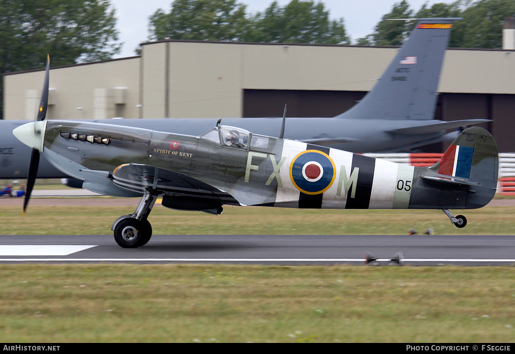 Aircraft Photo of G-PMNF / TA805 | Supermarine 361 Spitfire HF9E | UK - Air Force | AirHistory.net #71174