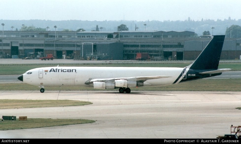 Aircraft Photo of 9G-ADM | Boeing 707-321C | African Airlines International | AirHistory.net #71177
