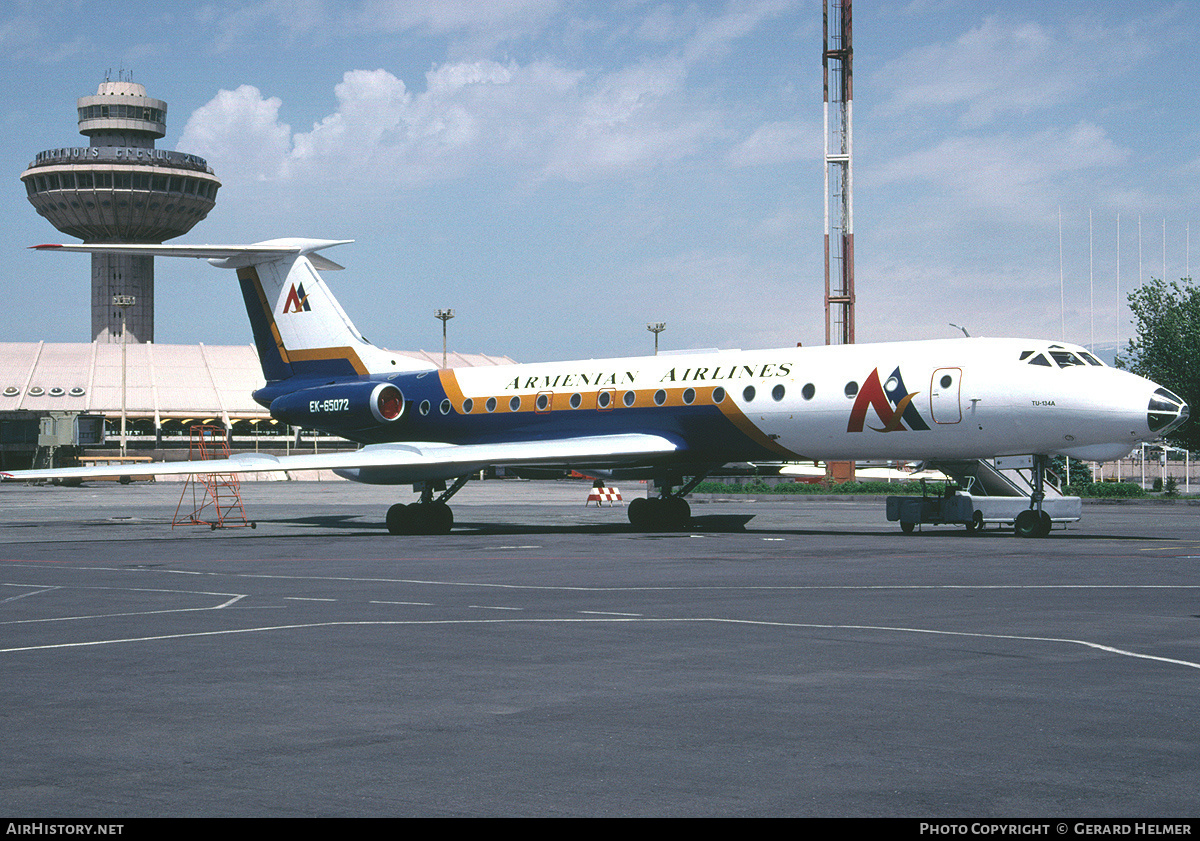 Aircraft Photo of EK-65072 | Tupolev Tu-134A-3 | Armenian Airlines | AirHistory.net #71182